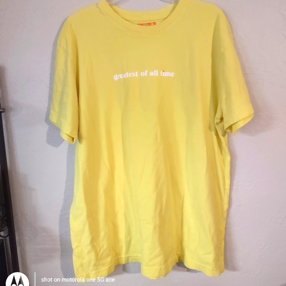 ROKIT Other - Men's ROKIT GRAPHIC TEES greatest of all time yellow,white men's t-shirt